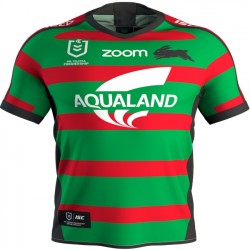 Camisola South Sydney Rabbitohs Rugby Equipamento Primeiro 2020 Manga Curta
